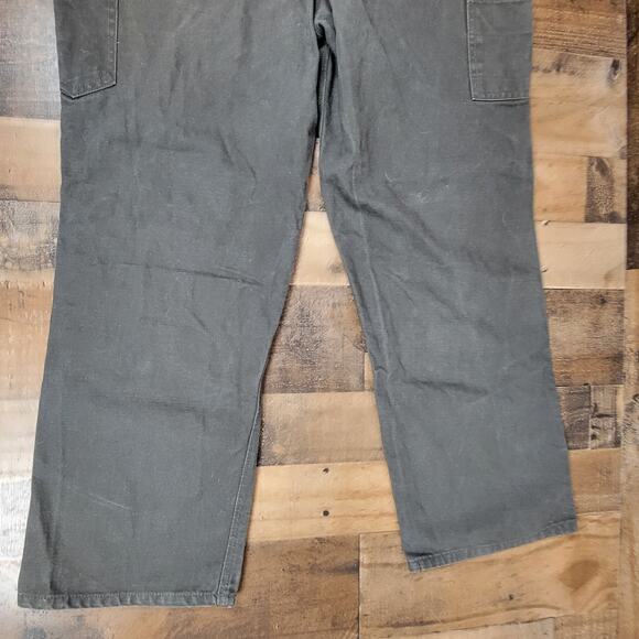 Bear River Workwear Double Knee Carpenter Baggy Loose Gray Pants Mens 40x32 - Picture 8 of 12